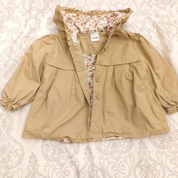 3/$25 Spring/Fall Coat & Dress -18-24 MTHS - Picture 2 of 16